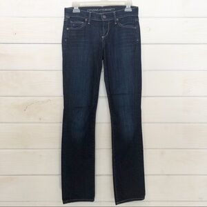 Citizens of Humanity Low Rise Straight Leg Denim Jeans